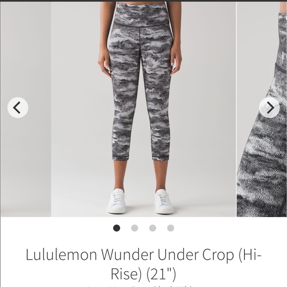 Lululemon, Hi-Rise, Wunder Under Pant 21” Size 6 - Picture 8 of 8